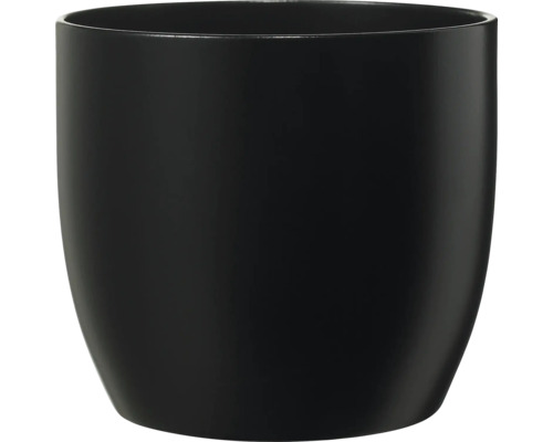 Cache-pot Soendgen Basel Fashion céramique Ø 10 H 8 cm noir