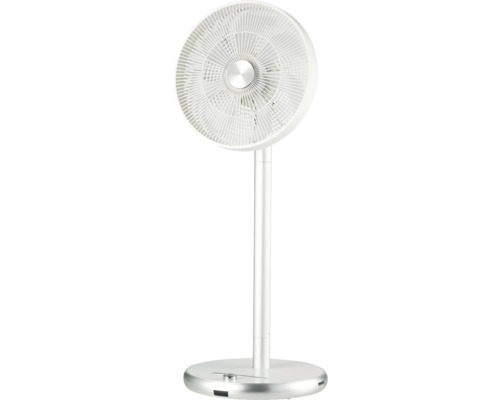 Ventilateur sur pied Adonis Ø 33,5 mm plastique blanc