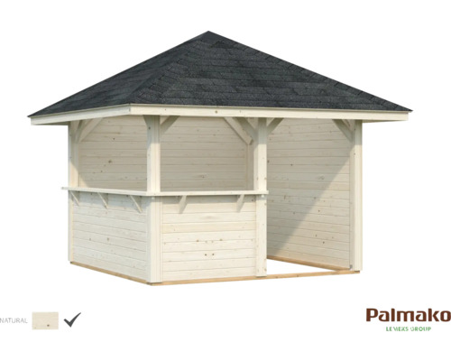 Pavillon en bois avec toit
