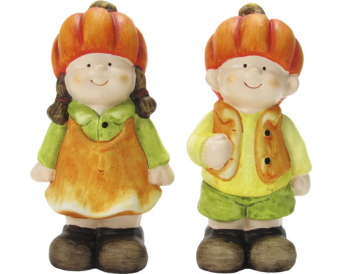 Herbstfigur 12 cm orange