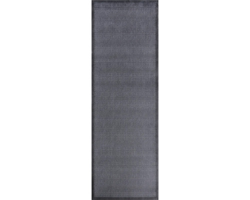 Tapis aspect sisal anthracite 60x180 cm