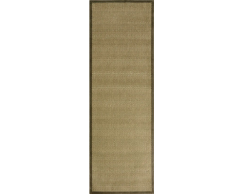 Tapis aspect sisal nature 60x180 cm