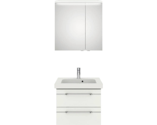 Ensemble de meubles de salle de bains pelipal Sunline 108 70 cm blanc 3 pièces SET-110-041