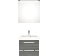 Meuble-lavabo de salle de bains avec armoire de toilette