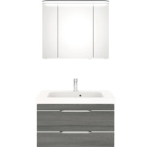 Combinaison de lavabo de salle de bain avec meuble sous-lavabo et armoire de toilette