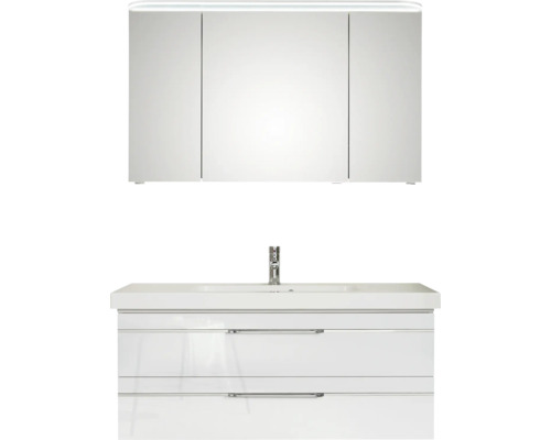 Ensemble de meubles de salle de bains pelipal Sunline 108 123 cm blanc 3 pièces SET-110-047