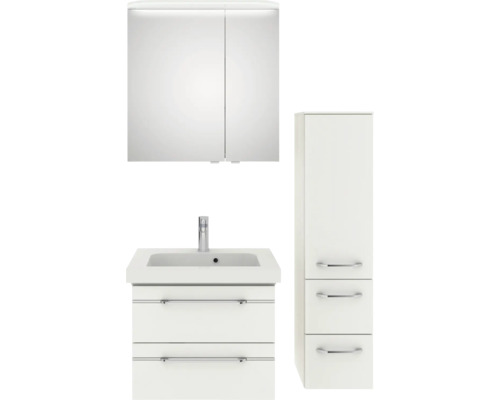 Ensemble de meubles de salle de bains pelipal Sunline 108 100 cm blanc 4 pièces SET-110-053