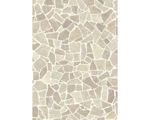 Sol PVC Rubblestone mosaïque naturel FB532 largeur 200 cm (au mètre)