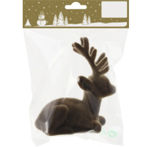 Dekofigur Rentier im Beutel