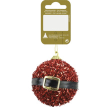 Boule de Noël avec ceinture comme décoration d''arbre de Noël