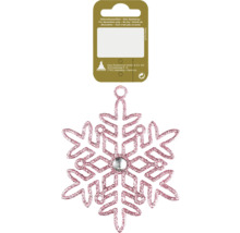 Schneeflocke als Dekorationsartikel mit Aufhänger