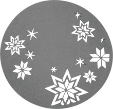 Décoration ronde avec motif d''étoiles