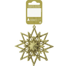Goldener Stern zum Aufhängen als Dekoration