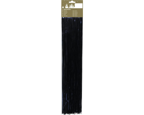 Guirlande brillante noire, 300 bandes
