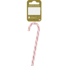 Zuckerstange in Weiss und Rot als Weihnachtsdekoration
