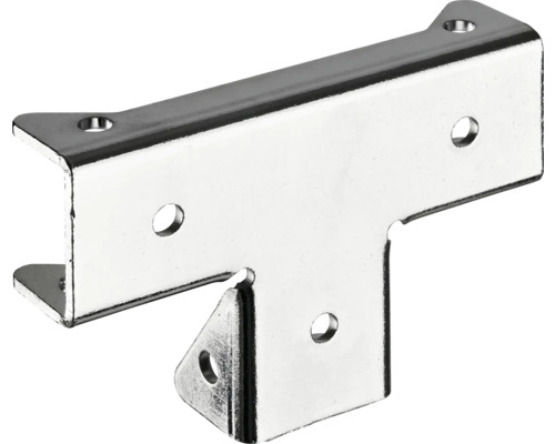 T-förmiger Möbelverbinder mit Befestigungslöchern