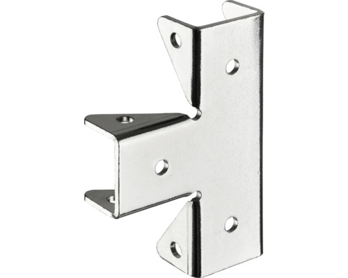 Holzverbinder Eckwinkel aus Metall mit Befestigungslöchern