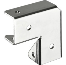 Winkelverbinder aus Metall mit Befestigungslöchern