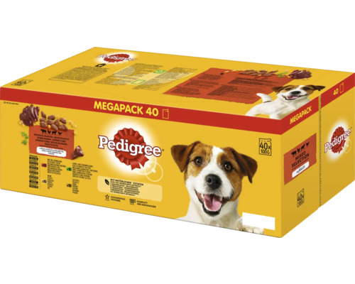 Pedigree Hundefutter VITAL Protection, Auswahl in Gelee Multipack 40x100 g