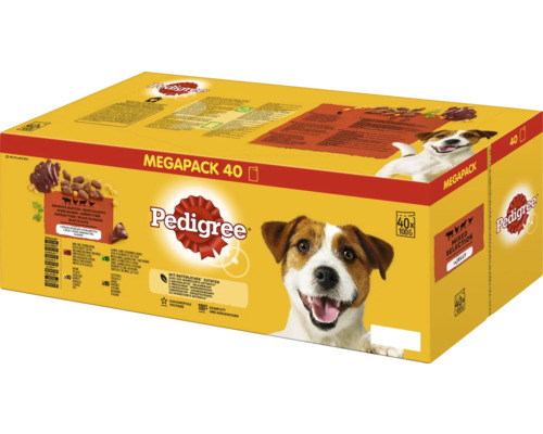 Nourriture pour chiens Pedigree VITAL Protection, choix dans les multipacks gelée 40x100 g