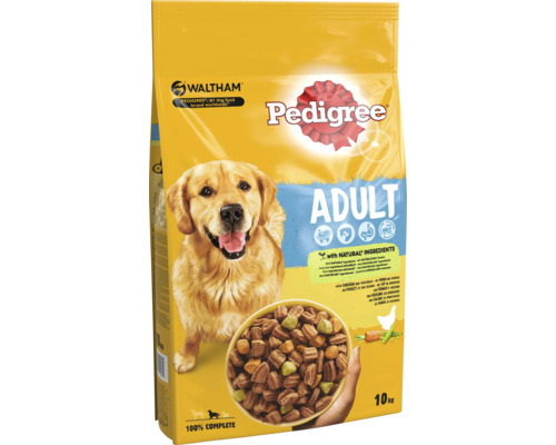 Pedigree Hundefutter Adult mit Geflügel 10 kg