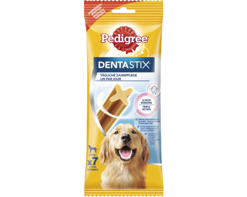 Pedigree Denta Stix pour très gros chiens 7 unités Pedigree Dentastix pour chiens de plus de 25 kilogrammes, 7 pièces, pour l''hygiène bucco-dentaire quotidienne