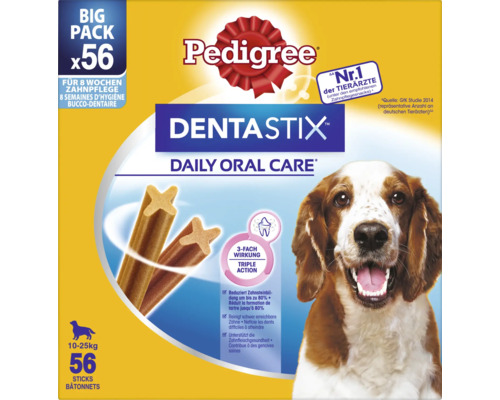 Hundesnack Pedigree Dentastix 56 Sticks für mittelgrosse Hunde-0