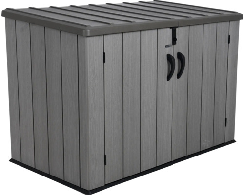 Graue Gerätebox für den Aussenbereich