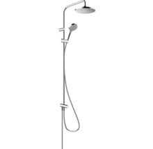 Colonne de douche avec douche de tête et douchette à main