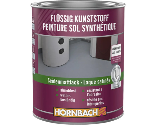 Résine synthétique liquide HORNBACH RAL 7001 gris argent 750 ml