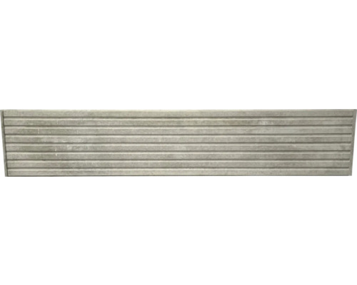 Plaque de clôture en béton Standard Linear 200 x 38,5 x 3,5 cm gris
