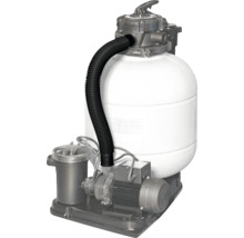 Système de filtration à sable avec tuyau de raccordement