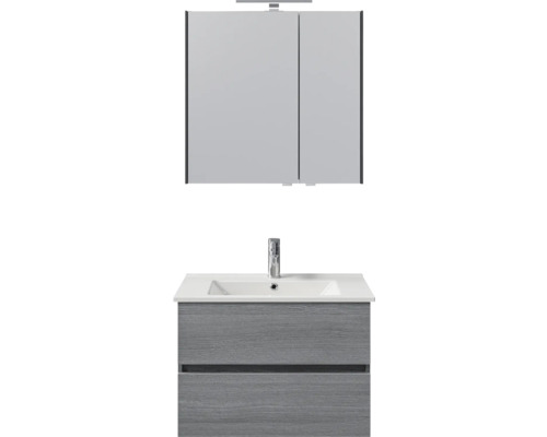 Ensemble de meubles de salle de bains pelipal Cavallino 75 cm graphite 3 pièces SET-158-065