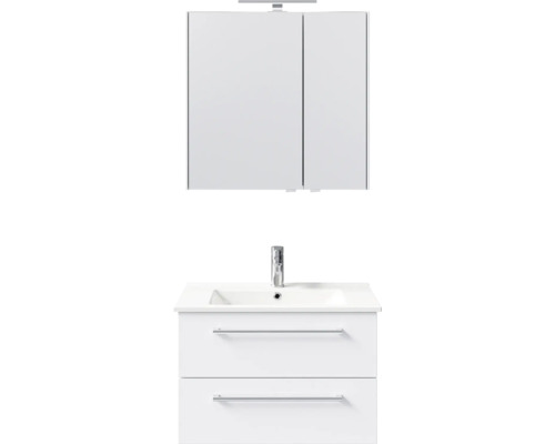 Ensemble de meubles de salle de bains pelipal Cavallino 75 cm blanc 3 pièces SET-158-073