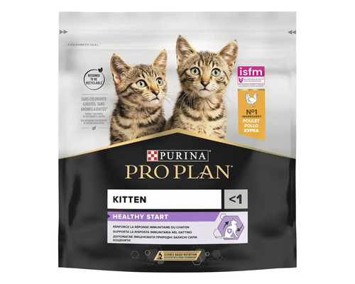 Pro Plan Katzentrockenfutter PURINA Kitten mit Huhn 400 g Purina Pro Plan Katzenfutter für Kätzchen bis 1 Jahr