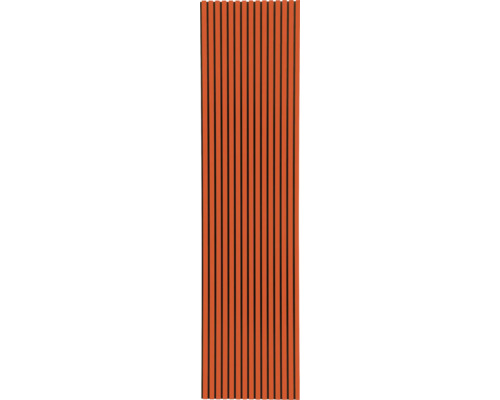 Panneau acoustique Fjordwall linoléum orange 20x600x2400 mm