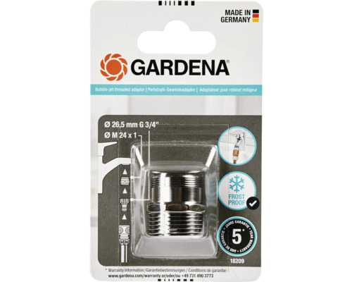 Adaptateur pour robinet mitigeur Gardena en blister