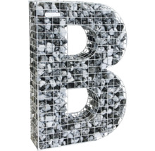 Forme de grille bellissa gabion lettre B 66,5 x 21 x 100 cm