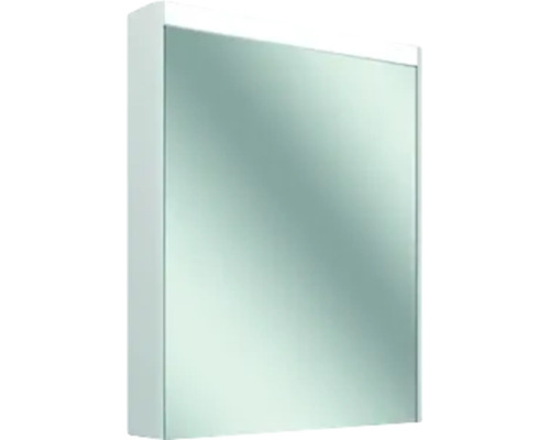 Armoire de toilette à LED Schneider Comfort 59.5 cm blanc 1 portes 4000 K