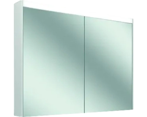 Armoire de toilette Schneider OBJECT LINE COMFORT 4000K LxHxP 99,5x74,2x12 cm blanc