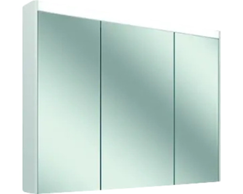 Armoire de toilette Schneider OBJECT LINE COMFORT 3000K LxHxP 99,5x74,2x12 cm blanc