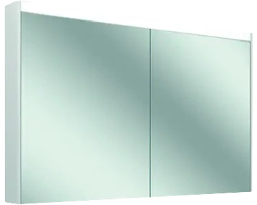 Armoire de toilette Schneider OBJECT LINE COMFORT 4000K LxHxP 119,5x74,2x12 cm blanc