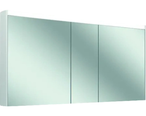 Armoire de toilette à LED Schneider Comfort 149.5 cm blanc 3 portes 4000 K