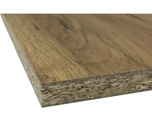 Panneau de particules avec structure en bois