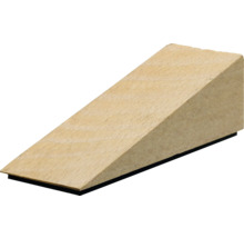 Cale en bois avec protection antidérapante