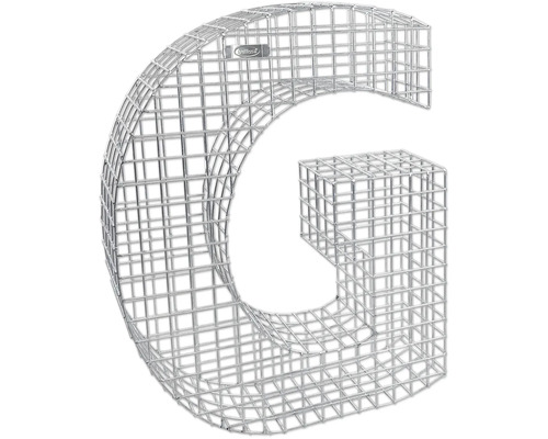 Gabion en forme de la lettre G en treillis métallique