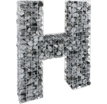Forme de grille bellissa gabion lettre h 77 x 21 x 100 cm