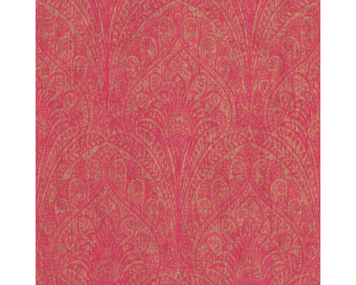 Papier peint intissé 746365 Indian Style Paisley rose vif