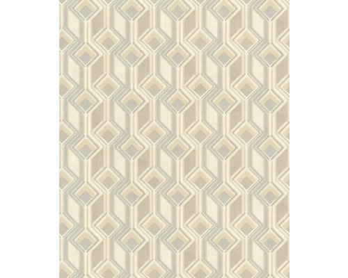 Papier peint intissé 746518 Indian Style graphique beige