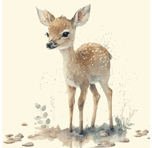 Illustration eines Rehkitzes im Aquarellstil